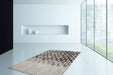 Leren Vloerkleed – Lavish Ruiten Grijs