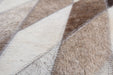 Leren Vloerkleed – Lavish Ruiten Grijs