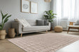 Hoogpolig Vloerkleed - Lotus Stenen Beige