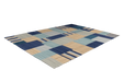 Wollen Vloerkleed – Radical Patchwork Blauw/Multi