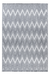 Modern Vloerkleed – Sarai Zigzag Grijs/Wit