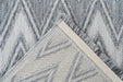 Modern Vloerkleed – Sarai Zigzag Grijs/Wit