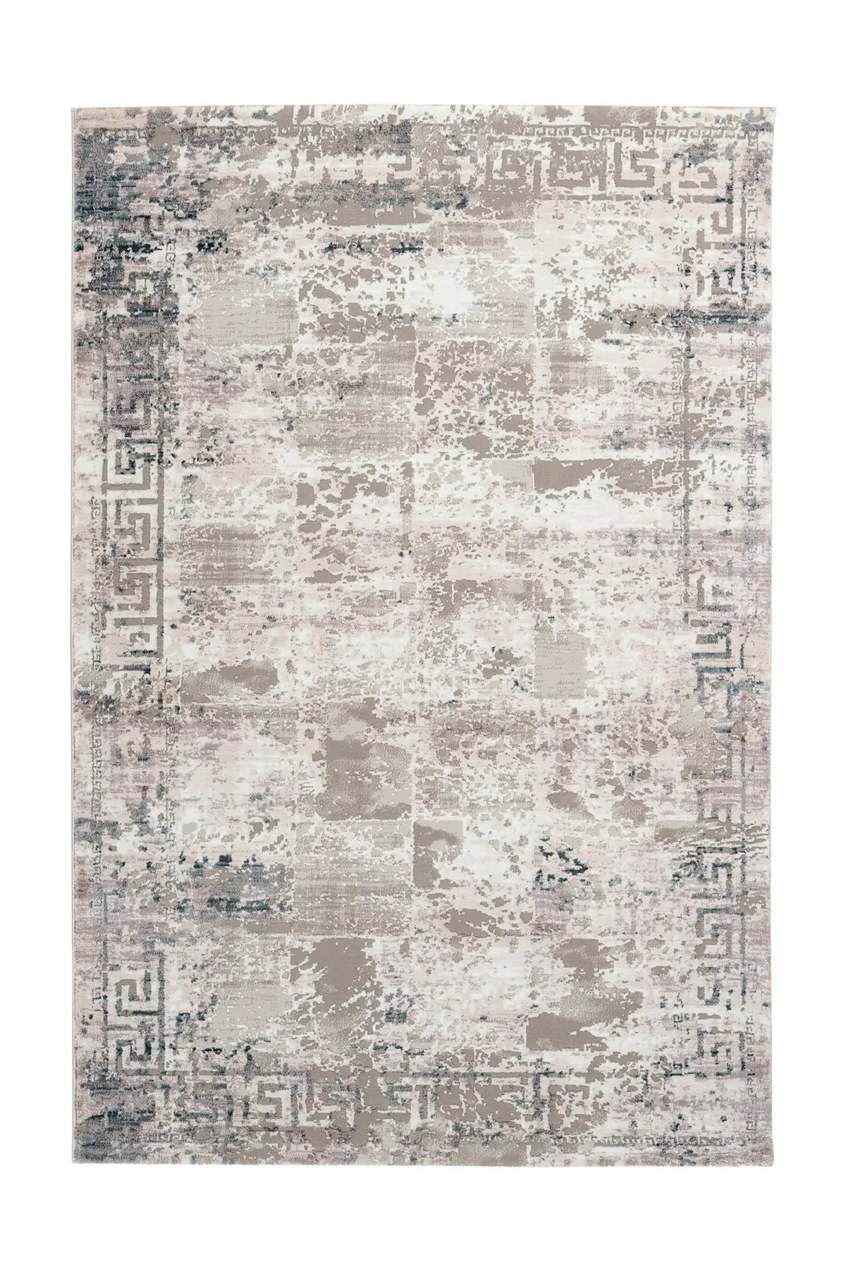 Vintage Vloerkleed - Olivo Blokken Taupe
