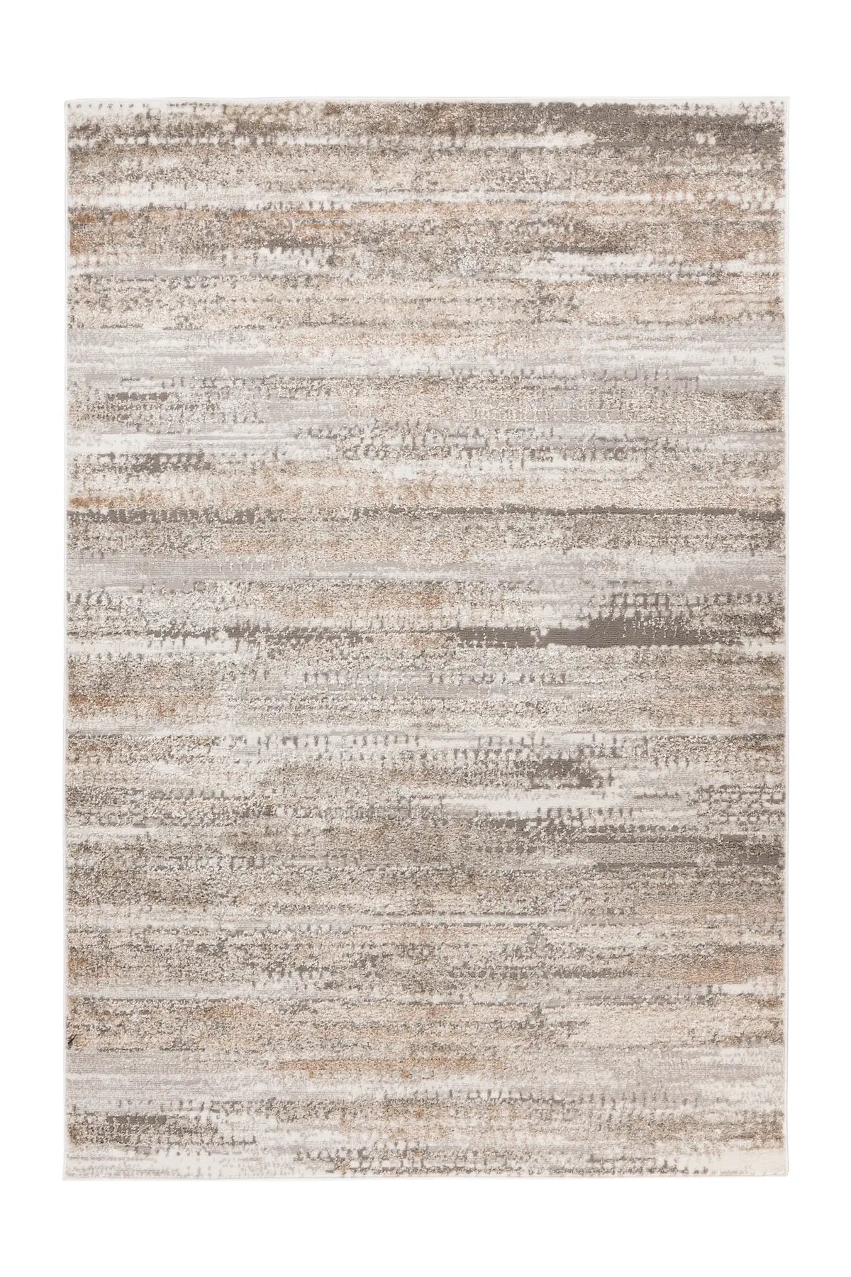 Modern Vloerkleed - Milas Verweerd Zilver / Beige