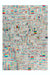 Leren Vloerkleed – Rocket Abstract Crème/Multi