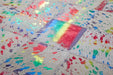 Leren Vloerkleed – Rocket Abstract Crème/Multi