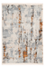 Vintage Vloerkleed – Palace Verweerd Grijs/Oranje