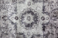 Vintage Vloerkleed - Vin Medaillon Grijs