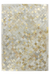 Leren Vloerkleed – Lavish Ruiten Crème/Goud