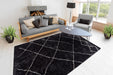 Berber Vloerkleed – Orlando Abstract Antraciet