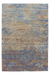 Laagpolig Vloerkleed – Blaze Verweerd Blauw/Beige