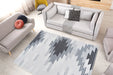Design Vloerkleed – Maya Geometrisch Grijs