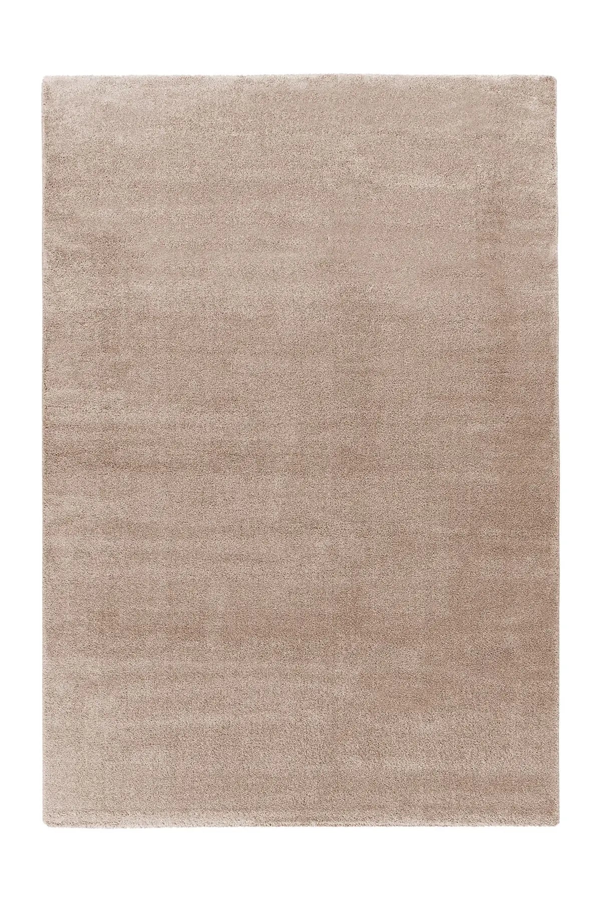Hoogpolig Vloerkleed - Nila Effen Taupe