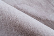 Hoogpolig Vloerkleed – Raika Roze/Wit