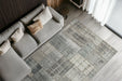 Laagpolig Vloerkleed - Visionary Patchwork Taupe