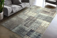 Laagpolig Vloerkleed – Visionary Patchwork Taupe