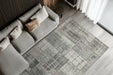 Laagpolig Vloerkleed – Visionary Patchwork Taupe