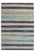 Wollen Vloerkleed – Duarte Strepen Naturel/Blauw