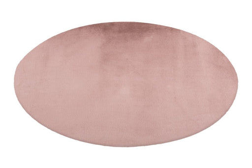 Paradise rond hoogpolig vloerkleed pastelroze luxe rond vloerkleed vor elk interieur