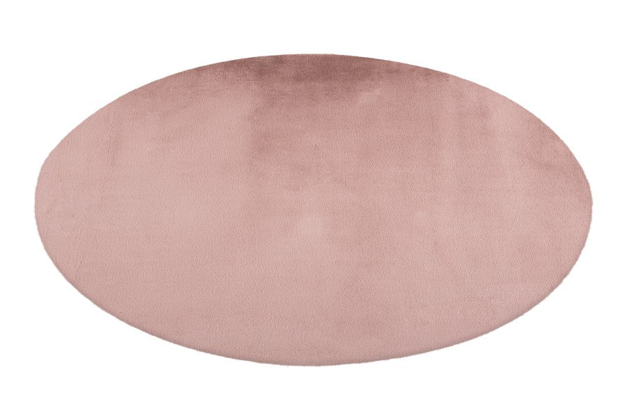 Paradise rond hoogpolig vloerkleed pastelroze luxe rond vloerkleed vor elk interieur