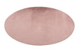 Rond Hoogpolig Vloerkleed - Paradise Pastelroze