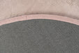 Rond Hoogpolig Vloerkleed - Paradise Pastelroze