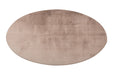 Rond Hoogpolig Vloerkleed - Paradise Taupe