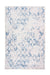 Design Vloerkleed – Peron Ruiten Wit/Blauw