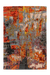 Laagpolig Vloerkleed – Primavera Abstract Multi/Rood