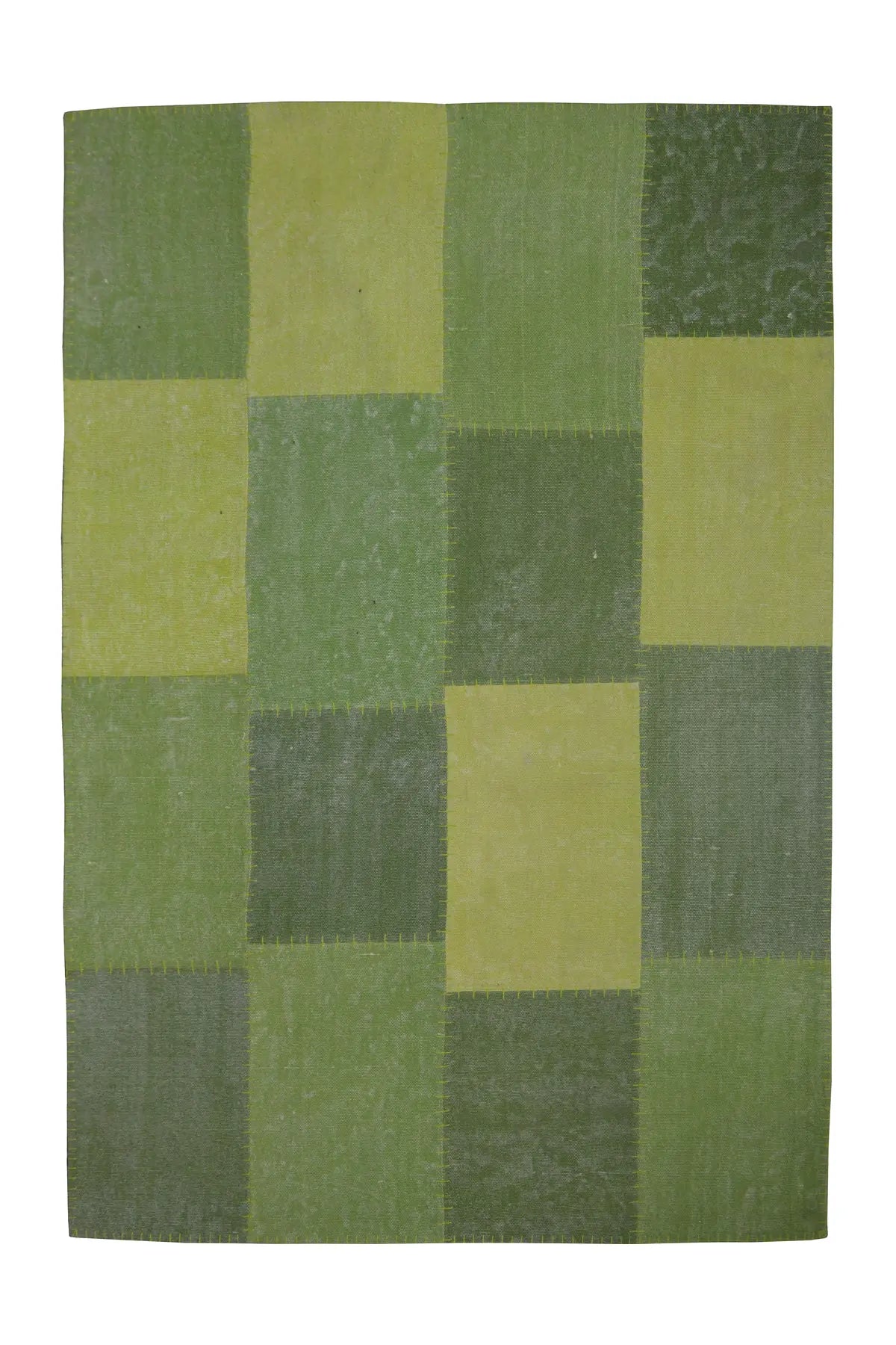 Retro Vloerkleed - Lyrical Patchwork Multi/Groen