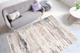 Vintage Vloerkleed – Akropolis Verweerd Grijs / Blauw