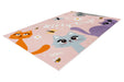 Kindervloerkleed – Wonder Katten Roze