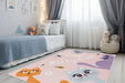 Kindervloerkleed – Wonder Katten Roze
