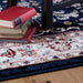 Perzisch Vloerkleed – Safa Bloemen Blauw