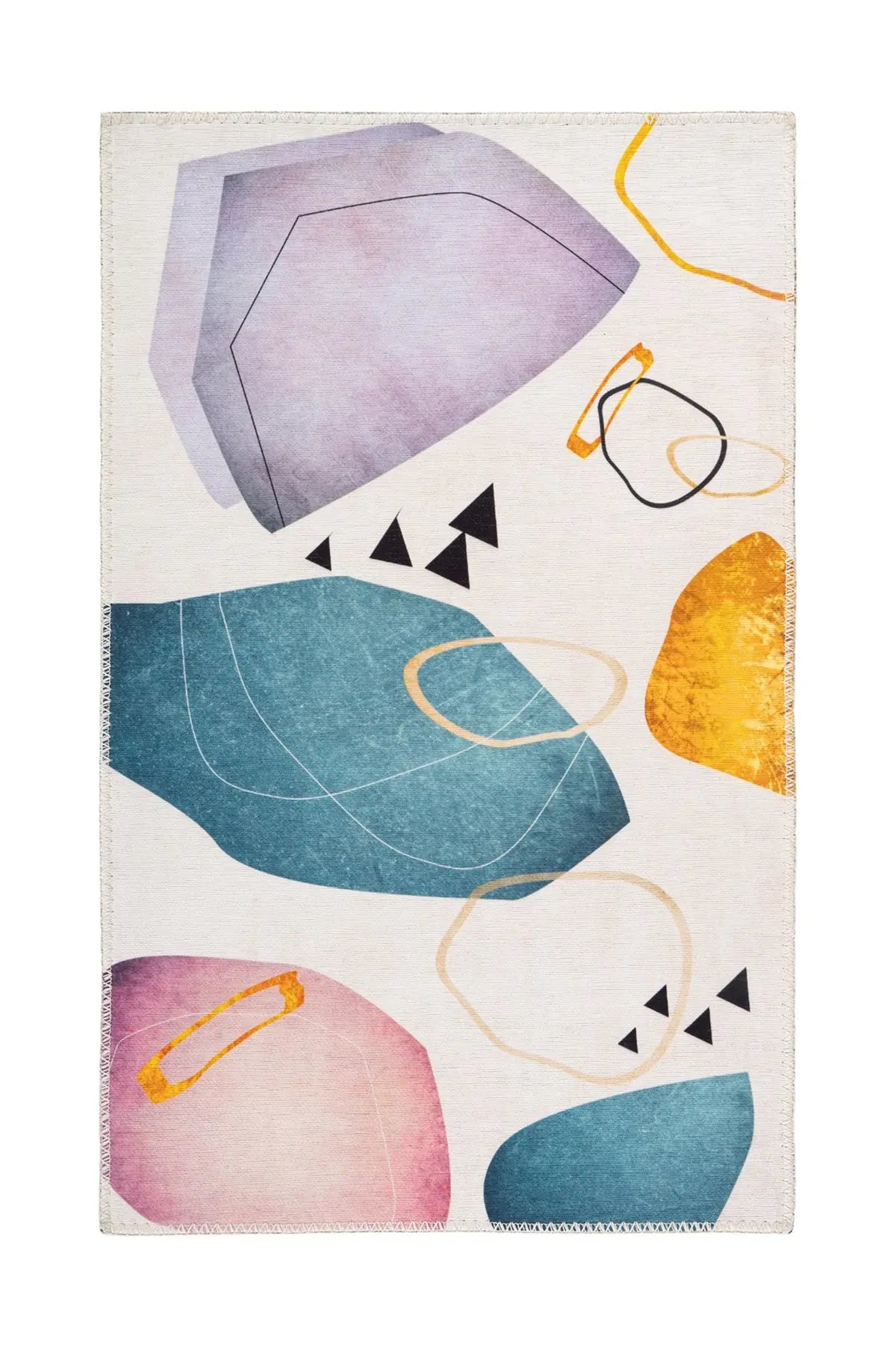 Design Vloerkleed - Picassa Fragment Multikleur