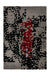 Design Vloerkleed – Naila Abstract Zwart/Rood