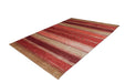 Laagpolig Vloerkleed – Blaze Strepen Multi/Rood
