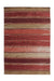 Laagpolig Vloerkleed – Blaze Strepen Multi/Rood