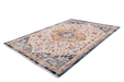 Vintage Vloerkleed – Anouk Medaillon Wit/Blauw