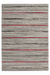 Wollen Vloerkleed – Duarte Lijnen Naturel/Rood