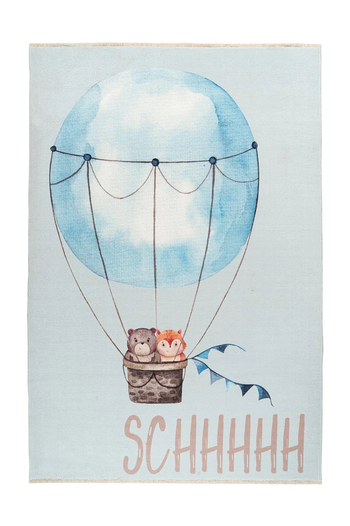 Kindervloerkleed – Joanna Luchtballon Multikleur