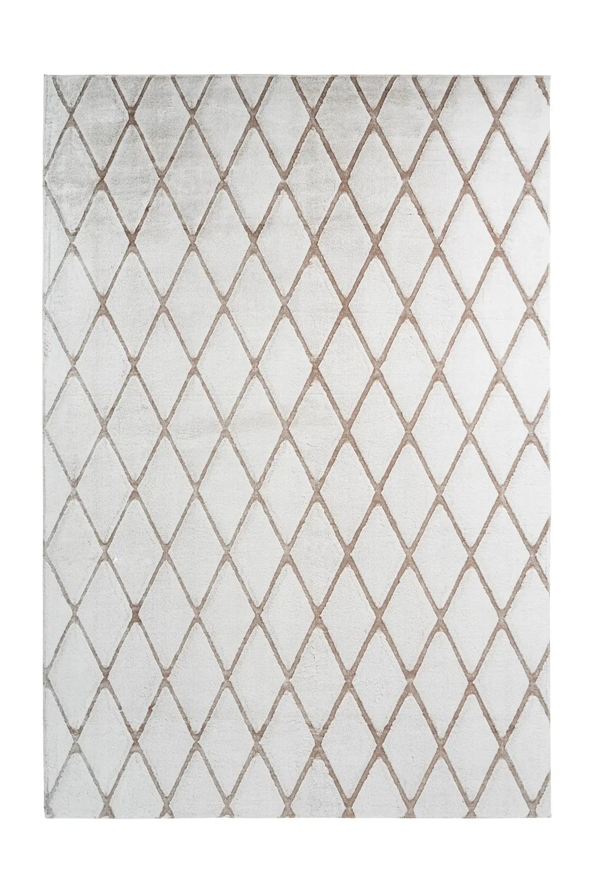 Scandinavisch Vloerkleed - Vivica Ruiten Wit/Taupe
