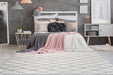 Hoogpolig Vloerkleed – Vivica Ruiten Wit/Taupe