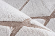 Hoogpolig Vloerkleed – Vivica Ruiten Wit/Taupe