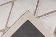 Hoogpolig Vloerkleed – Vivica Ruiten Wit/Taupe