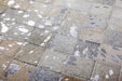 Leren Vloerkleed – Rocket Patchwork Grijs/Zilver