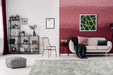 Leren Vloerkleed – Lavish Ruiten Grijs/Zilver