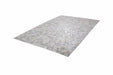 Leren Vloerkleed – Rocket Geometrisch Grijs/Zilver