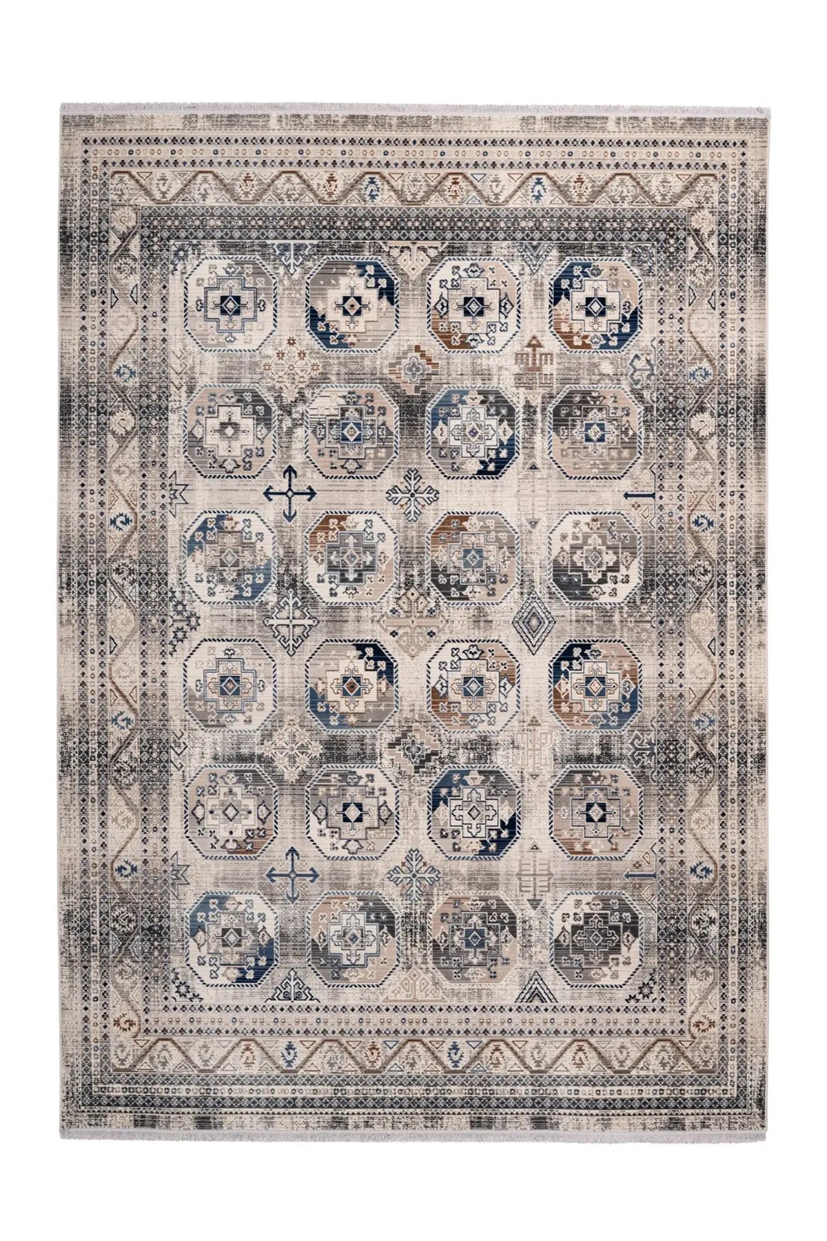 Vintage Vloerkleed - Anouk Geometrisch Multikleur