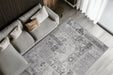 Laagpolig Vloerkleed – Visionary Patchwork Grijs